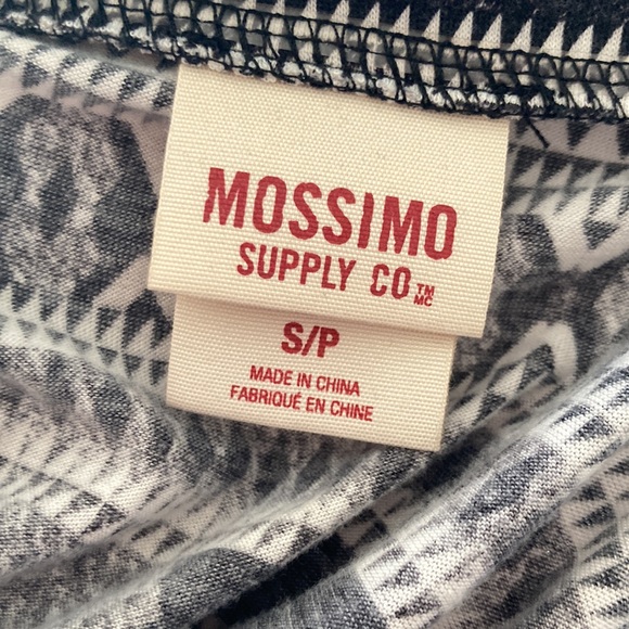 MOSSIMO💫Women’s Black/White Printed Soft Maxi Skirt - Picture 6 of 7